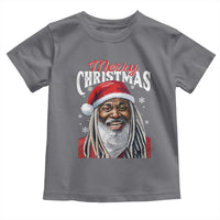 Merry Christmas Dreadlocks Black Santa Toddler T Shirt