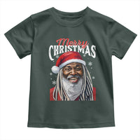 Merry Christmas Dreadlocks Black Santa Toddler T Shirt