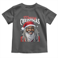 Merry Christmas Dreadlocks Black Santa Toddler T Shirt