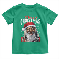Merry Christmas Dreadlocks Black Santa Toddler T Shirt