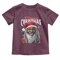 Merry Christmas Dreadlocks Black Santa Toddler T Shirt