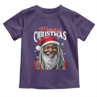 Merry Christmas Dreadlocks Black Santa Toddler T Shirt