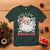 Funny Weed Christmas T Shirt Rollin Into The Holidays Santa Xmas - Wonder Print Shop