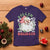 Funny Weed Christmas T Shirt Rollin Into The Holidays Santa Xmas - Wonder Print Shop