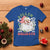 Funny Weed Christmas T Shirt Rollin Into The Holidays Santa Xmas - Wonder Print Shop