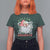 Funny Weed Christmas T Shirt For Women Rollin Into The Holidays Santa Xmas - Wonder Print Shop