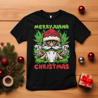 Funny Weed Christmas T Shirt Merry Juana Xmas Santa - Wonder Print Shop