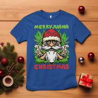 Funny Weed Christmas T Shirt Merry Juana Xmas Santa - Wonder Print Shop