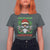 Funny Weed Christmas T Shirt For Women Merry Juana Xmas Santa - Wonder Print Shop