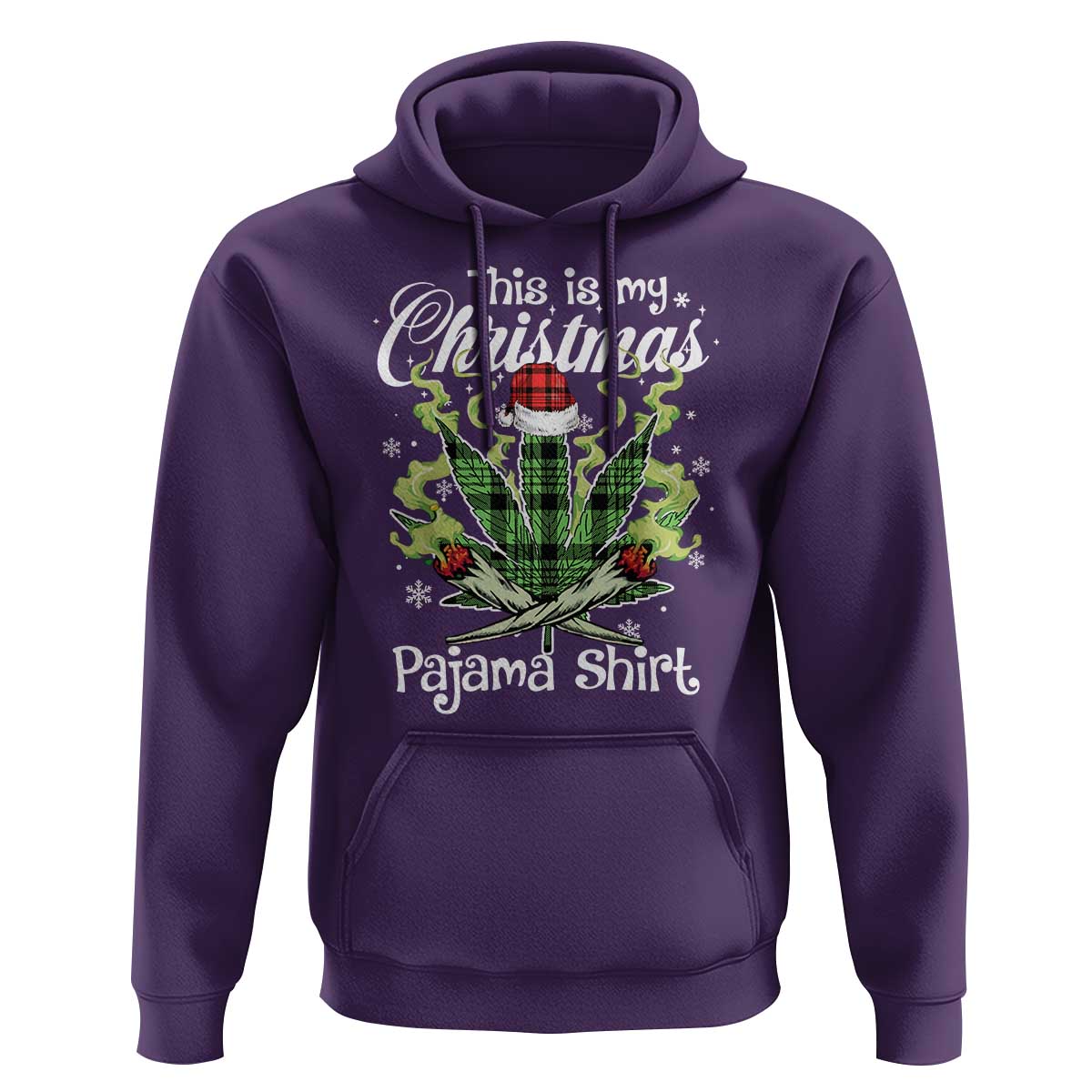 Funny Weed Christmas Hoodie This Is My Christmas Pajama Shirt