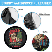 Funny Christmas Grumpy Cat Spare Tire Cover Probably Just Gonna Jingle Some Of The Way I Am Tired - Wonder Print Shop