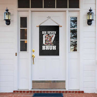 Funny Christmas Six Seven Bruh Garden Flag Dabbing Santa - Wonder Print Shop
