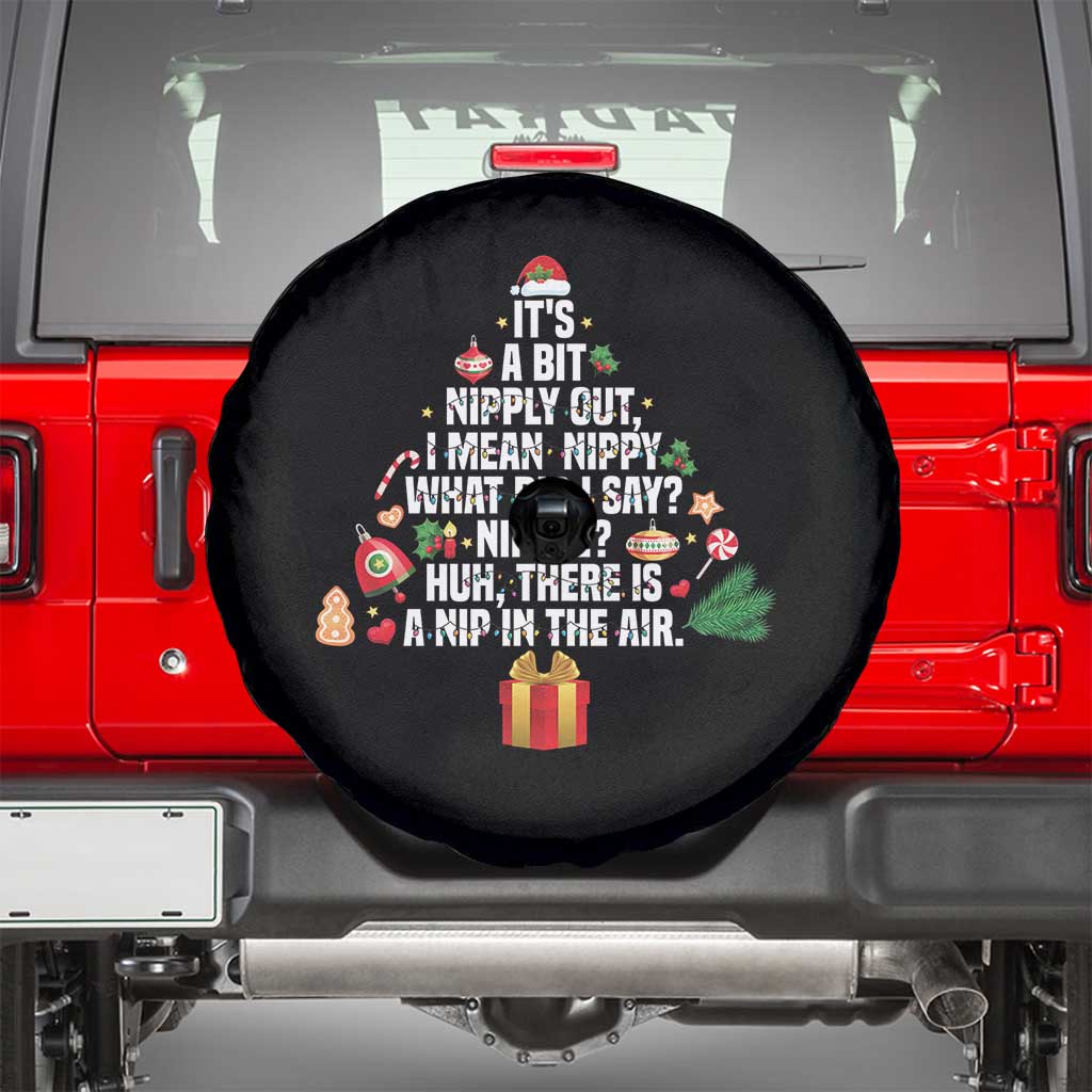 Funny Christmas Movie Spare Tire Cover Its A Bit Nipply Out Nipply Out Xmas Vacation Holiday - Wonder Print Shop
