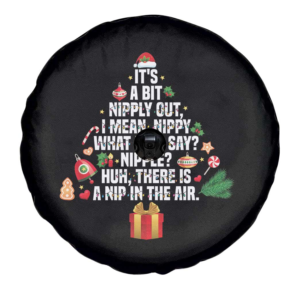 Funny Christmas Movie Spare Tire Cover Its A Bit Nipply Out Nipply Out Xmas Vacation Holiday - Wonder Print Shop