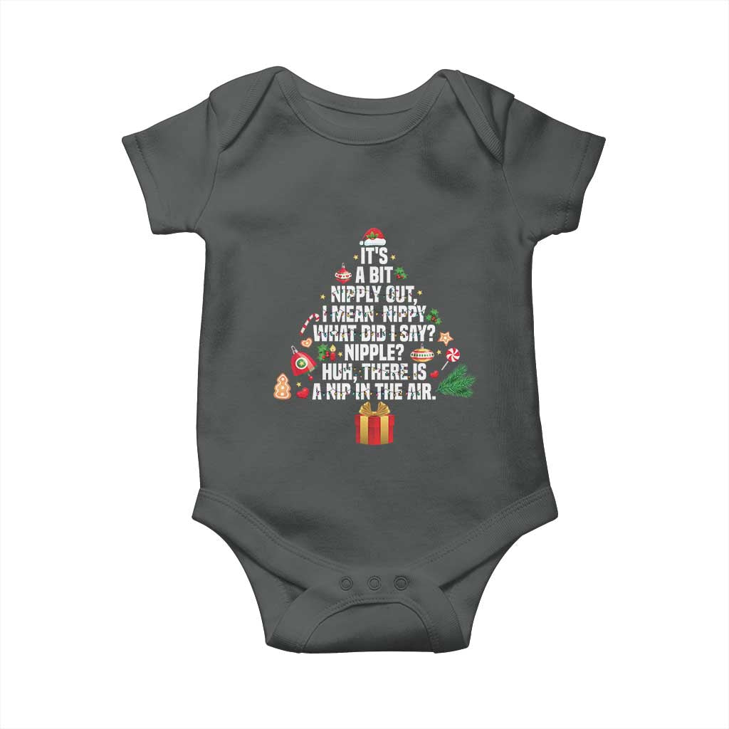 Funny Christmas Movie Baby Onesie Its A Bit Nipply Out Nipply Out Xmas Vacation Holiday - Wonder Print Shop