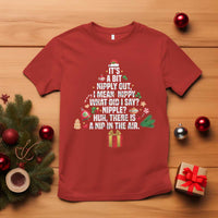 Funny Christmas Movie T Shirt Its A Bit Nipply Out Nipply Out Xmas Vacation Holiday - Wonder Print Shop