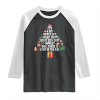 Funny Christmas Movie Raglan Shirt Its A Bit Nipply Out Nipply Out Xmas Vacation Holiday - Wonder Print Shop