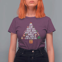 Funny Christmas Movie T Shirt For Women Its A Bit Nipply Out Nipply Out Xmas Vacation Holiday - Wonder Print Shop