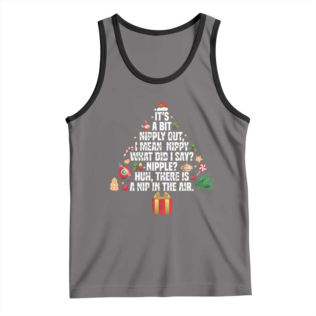 Funny Christmas Movie Tank Top Its A Bit Nipply Out Nipply Out Xmas Vacation Holiday - Wonder Print Shop