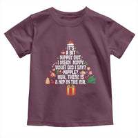 Funny Christmas Movie Toddler T Shirt Its A Bit Nipply Out Nipply Out Xmas Vacation Holiday - Wonder Print Shop