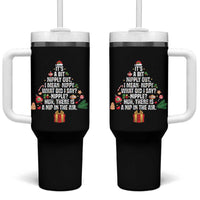 Funny Christmas Movie Tumbler With Handle Its A Bit Nipply Out Nipply Out Xmas Vacation Holiday - Wonder Print Shop