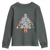 Funny Christmas Movie Youth Sweatshirt Its A Bit Nipply Out Nipply Out Xmas Vacation Holiday - Wonder Print Shop