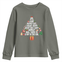 Funny Christmas Movie Youth Sweatshirt Its A Bit Nipply Out Nipply Out Xmas Vacation Holiday - Wonder Print Shop