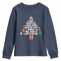 Funny Christmas Movie Youth Sweatshirt Its A Bit Nipply Out Nipply Out Xmas Vacation Holiday - Wonder Print Shop