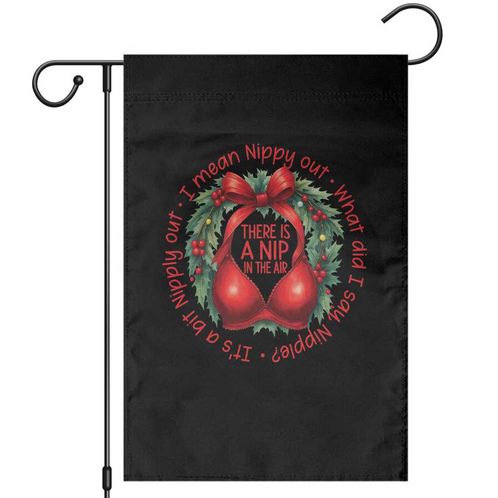 Funny Christmas Movie Garden Flag Its A Bit Nipply Out I Mean Nippy Out What Did I Say Nipple - Wonder Print Shop