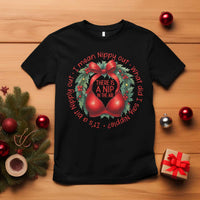 Funny Christmas Movie T Shirt Its A Bit Nipply Out I Mean Nippy Out What Did I Say Nipple - Wonder Print Shop