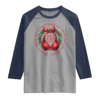 Funny Christmas Movie Raglan Shirt Its A Bit Nipply Out I Mean Nippy Out What Did I Say Nipple - Wonder Print Shop