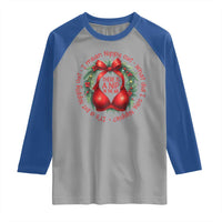 Funny Christmas Movie Raglan Shirt Its A Bit Nipply Out I Mean Nippy Out What Did I Say Nipple - Wonder Print Shop