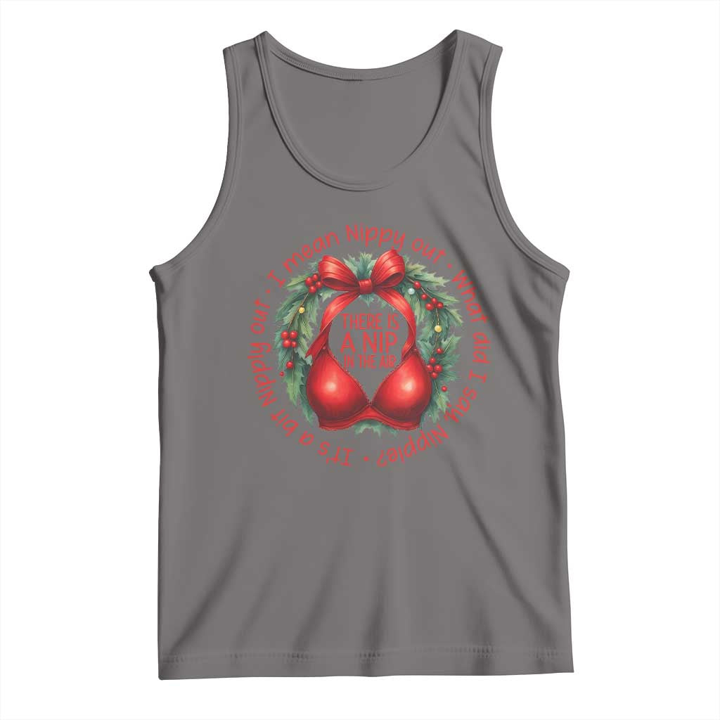 Funny Christmas Movie Tank Top Its A Bit Nipply Out I Mean Nippy Out What Did I Say Nipple - Wonder Print Shop