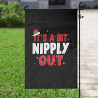 Funny Christmas Movie Garden Flag It's A Bit Nipply Out Xmas Vacation Holiday - Wonder Print Shop