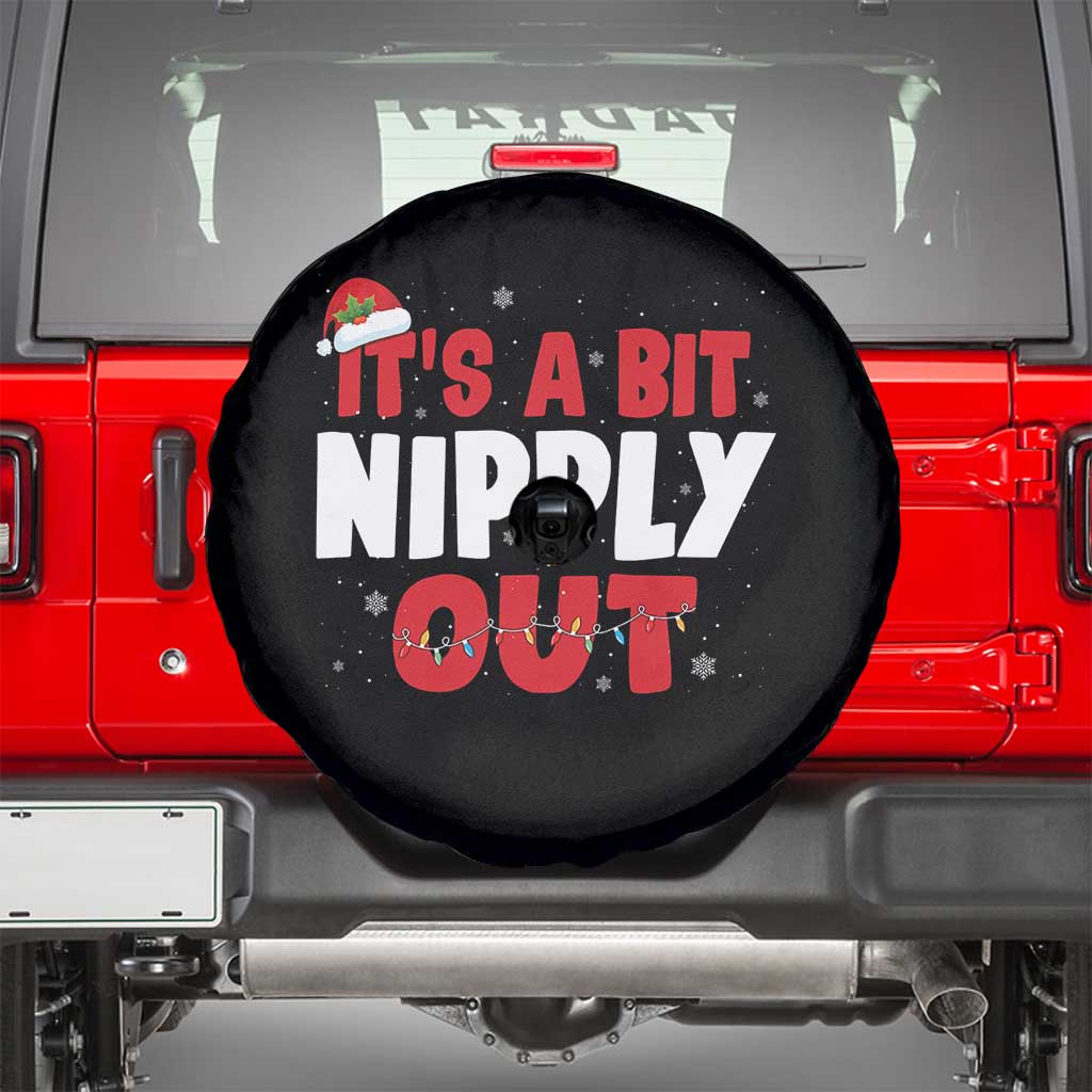 Funny Christmas Movie Spare Tire Cover It's A Bit Nipply Out Xmas Vacation Holiday - Wonder Print Shop