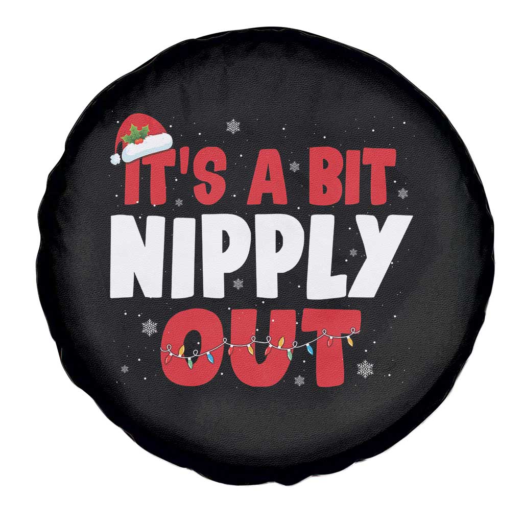 Funny Christmas Movie Spare Tire Cover It's A Bit Nipply Out Xmas Vacation Holiday - Wonder Print Shop