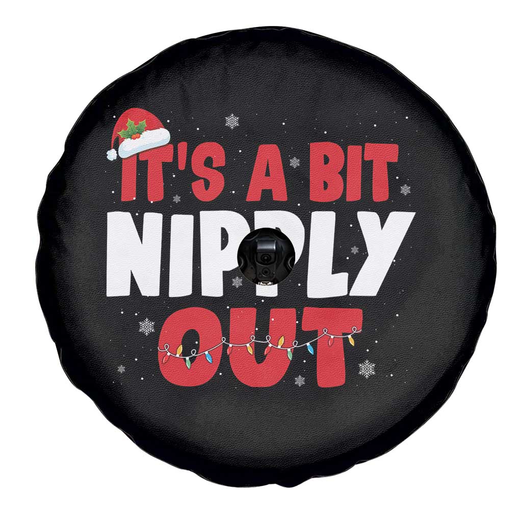 Funny Christmas Movie Spare Tire Cover It's A Bit Nipply Out Xmas Vacation Holiday - Wonder Print Shop