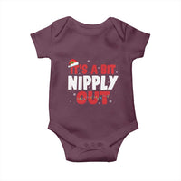 Funny Christmas Movie Baby Onesie It's A Bit Nipply Out Xmas Vacation Holiday - Wonder Print Shop