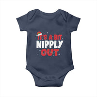 Funny Christmas Movie Baby Onesie It's A Bit Nipply Out Xmas Vacation Holiday - Wonder Print Shop