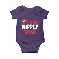 Funny Christmas Movie Baby Onesie It's A Bit Nipply Out Xmas Vacation Holiday - Wonder Print Shop