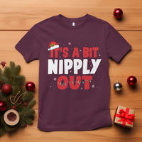 Funny Christmas Movie T Shirt It's A Bit Nipply Out Xmas Vacation Holiday - Wonder Print Shop