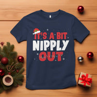 Funny Christmas Movie T Shirt It's A Bit Nipply Out Xmas Vacation Holiday - Wonder Print Shop