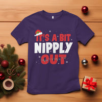 Funny Christmas Movie T Shirt It's A Bit Nipply Out Xmas Vacation Holiday - Wonder Print Shop