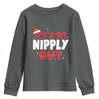 Funny Christmas Movie Youth Sweatshirt It's A Bit Nipply Out Xmas Vacation Holiday - Wonder Print Shop