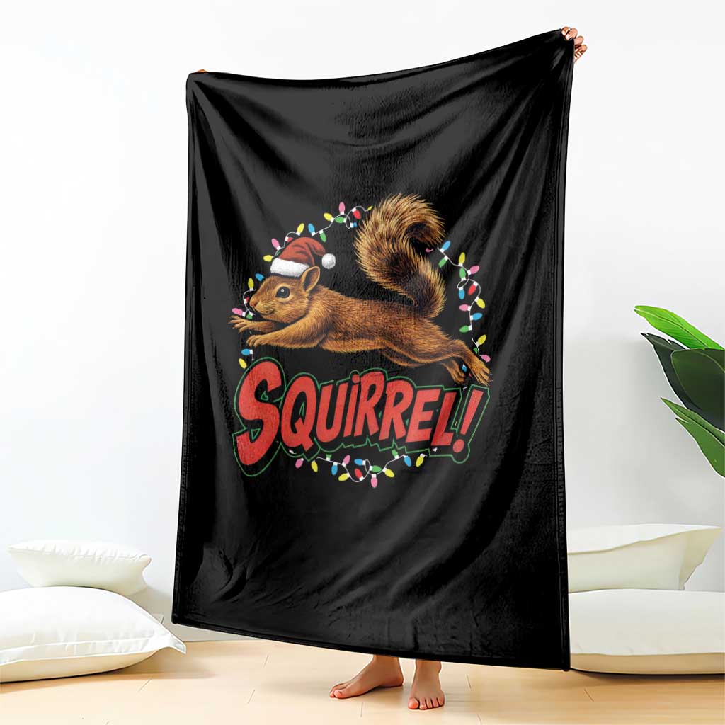 Funny Christmas Squirrel Throw Blanket Xmas Vacation Holiday Movie - Wonder Print Shop