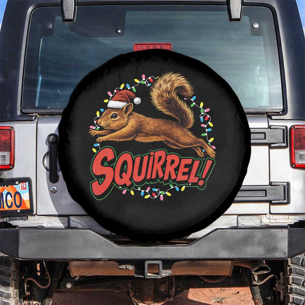 Funny Christmas Squirrel Spare Tire Cover Xmas Vacation Holiday Movie - Wonder Print Shop