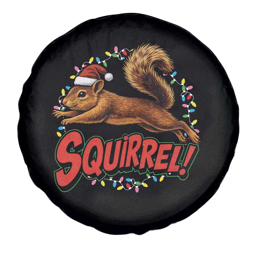 Funny Christmas Squirrel Spare Tire Cover Xmas Vacation Holiday Movie - Wonder Print Shop