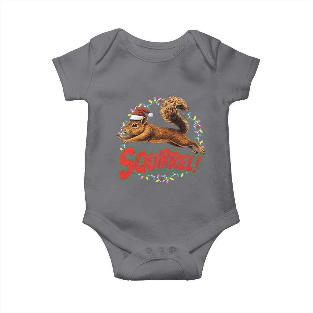 Funny Christmas Squirrel Baby Onesie Xmas Vacation Holiday Movie - Wonder Print Shop