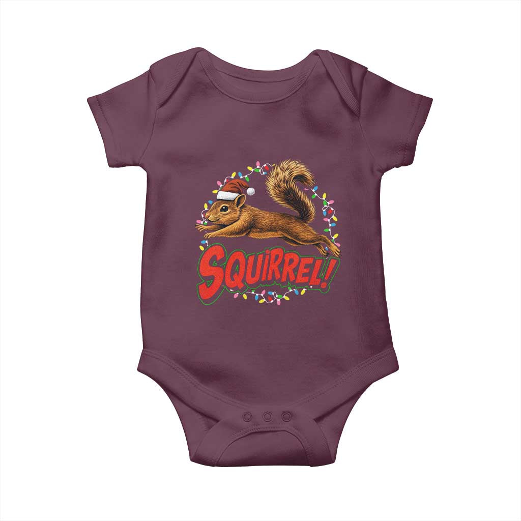 Funny Christmas Squirrel Baby Onesie Xmas Vacation Holiday Movie - Wonder Print Shop