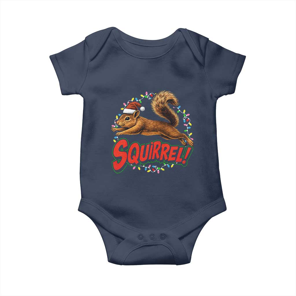 Funny Christmas Squirrel Baby Onesie Xmas Vacation Holiday Movie - Wonder Print Shop